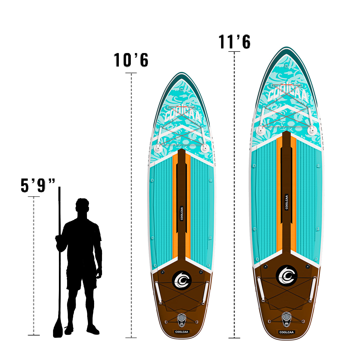 paddle boards with enough length