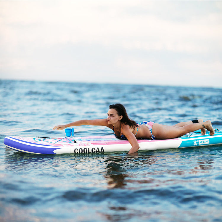 do yoga on paddle boards