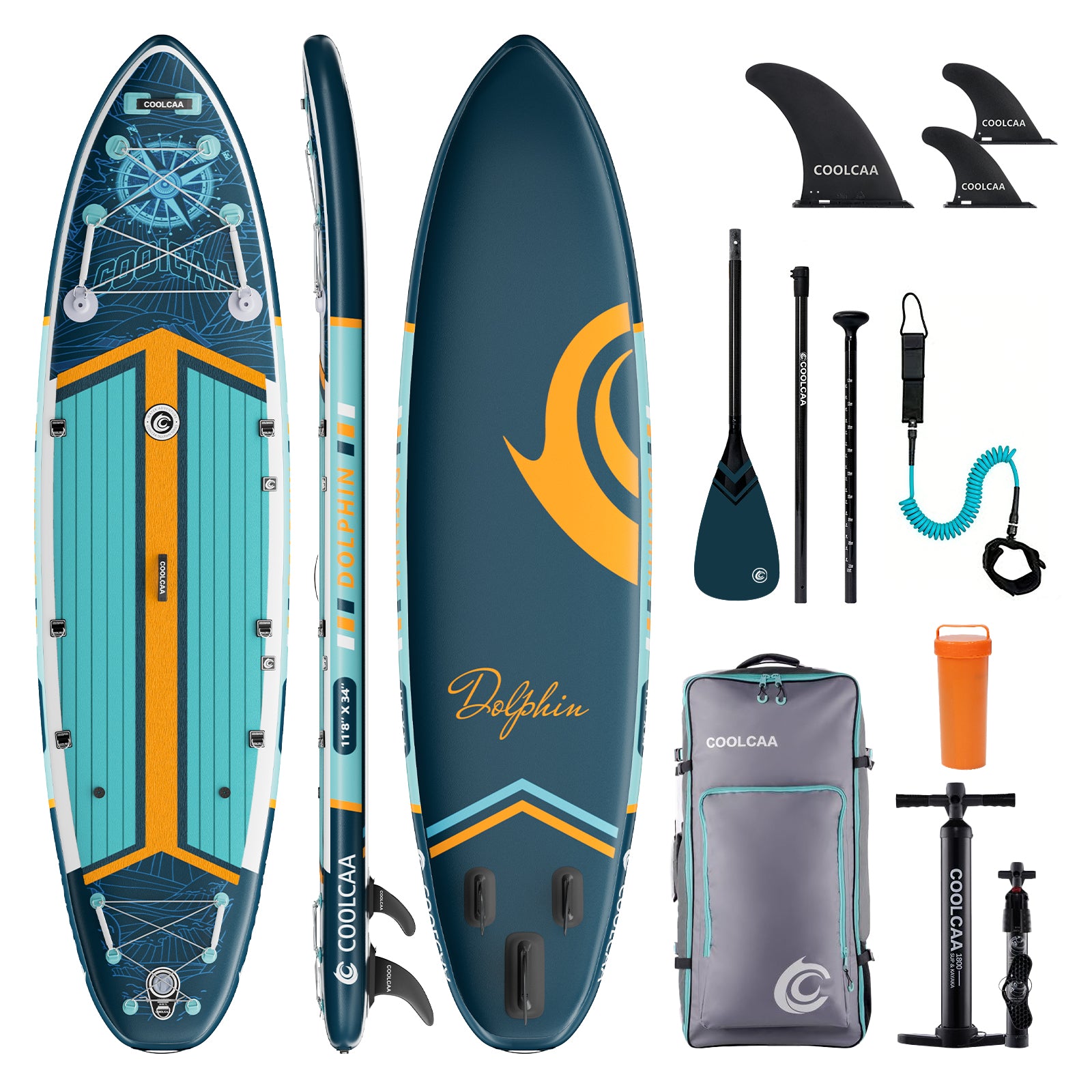 11’8 Trail Blazer Inflatable Paddle Board Package(2026 New Styles) Shipping at the end of March