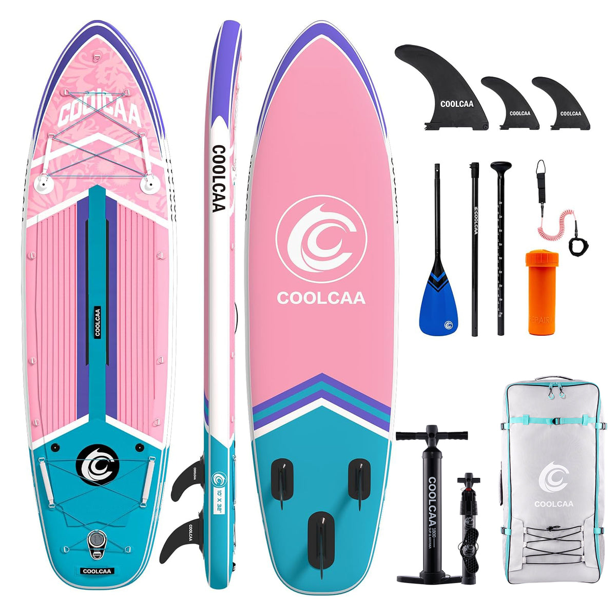 10’ Hubble Island Inflatable Paddle Board Package