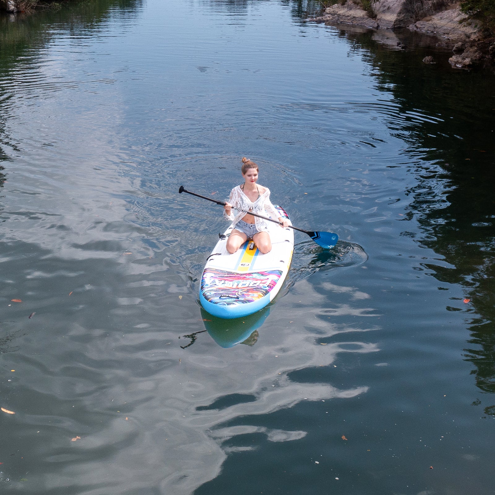 11'8" Cosmic Splash Inflatable Paddle Board Package, 2026 Edition
