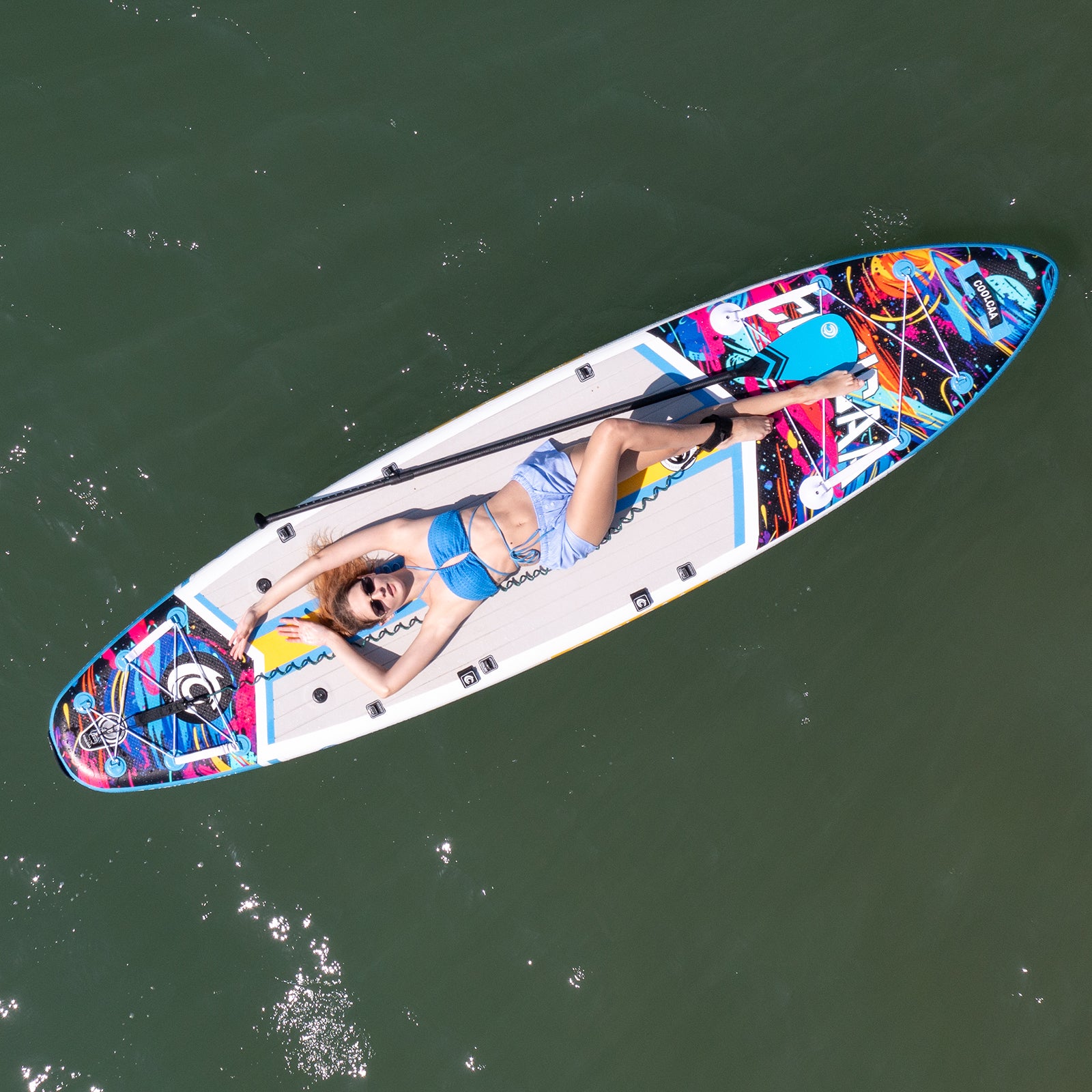 11'8" Cosmic Splash Inflatable Paddle Board Package, 2026 Edition