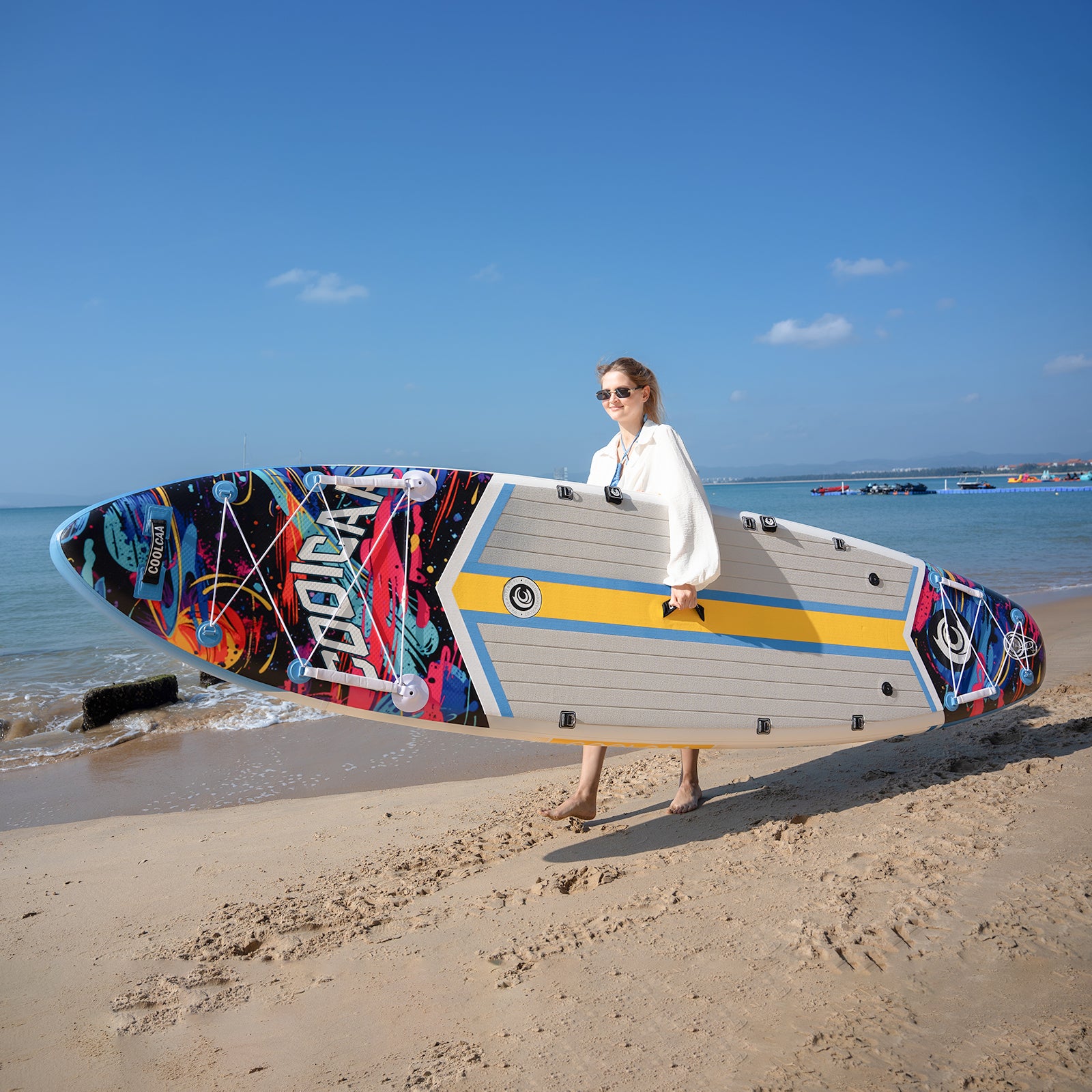 11'8" Cosmic Splash Inflatable Paddle Board Package, 2026 Edition