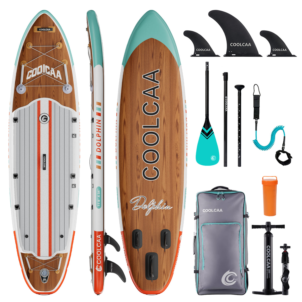 11'8" Timber Skiff Inflatable Paddle Board Package, 2026 Edition