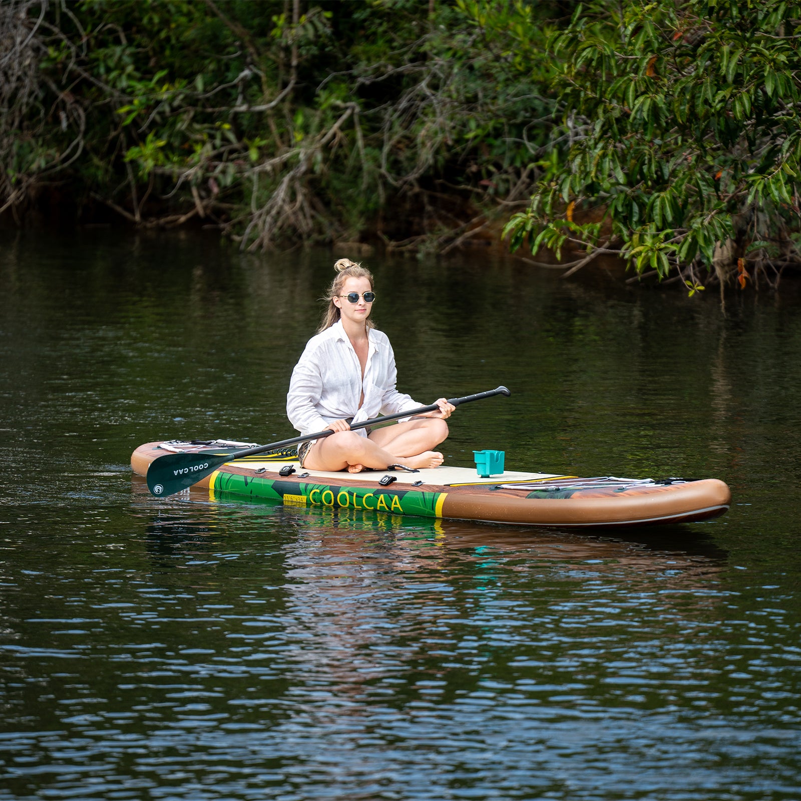 11'6" Jungle Echo Inflatable Paddle Board Package, 2026 Edition