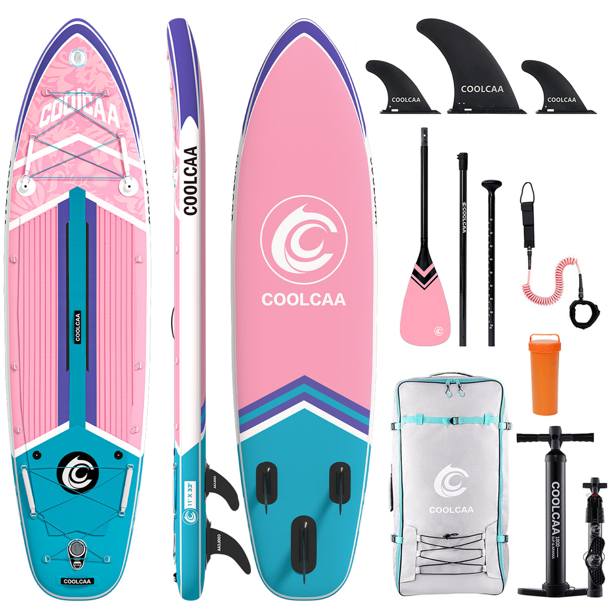 11’ Hubble Island Inflatable Paddle Board Package