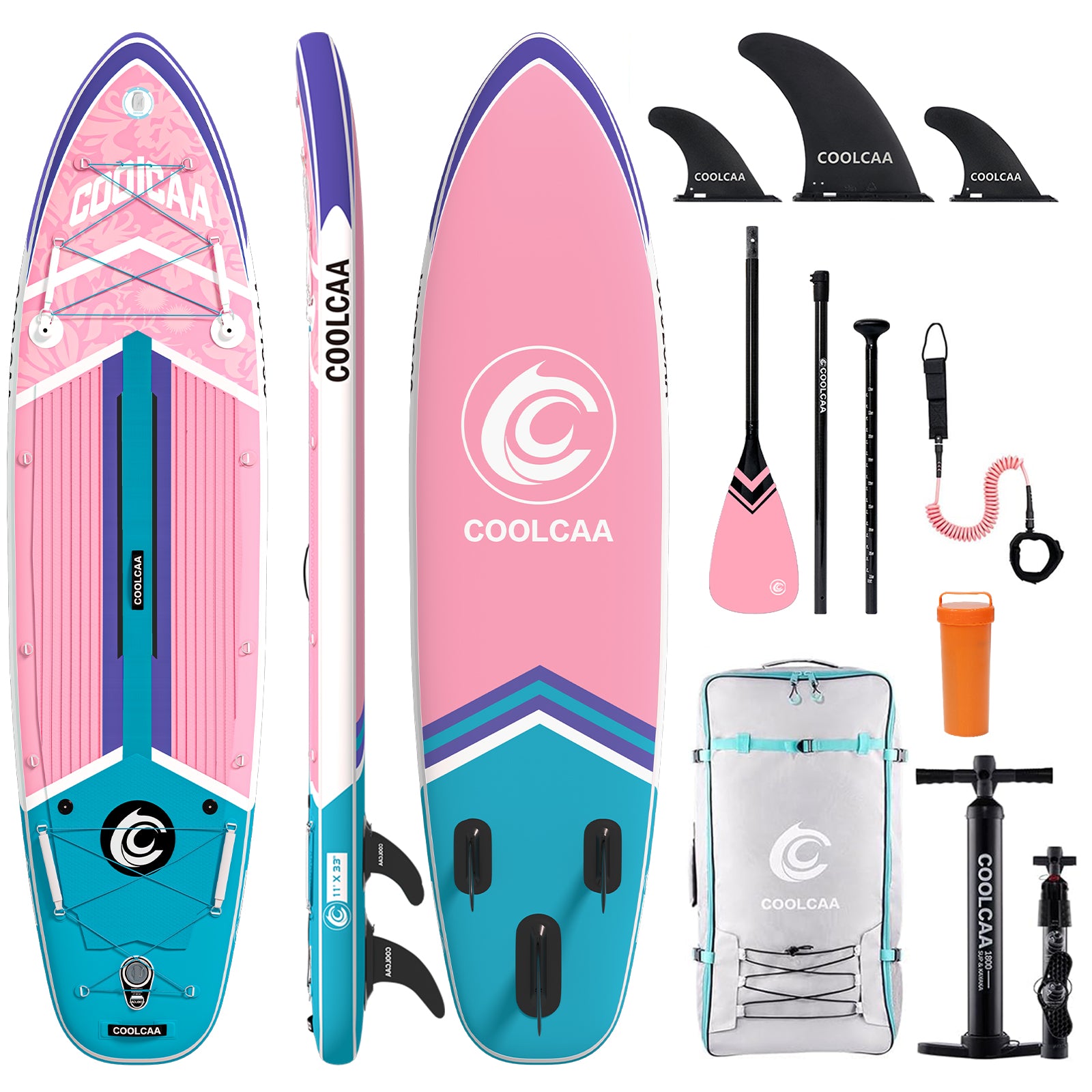 11’ Hubble Island Inflatable Paddle Board Package