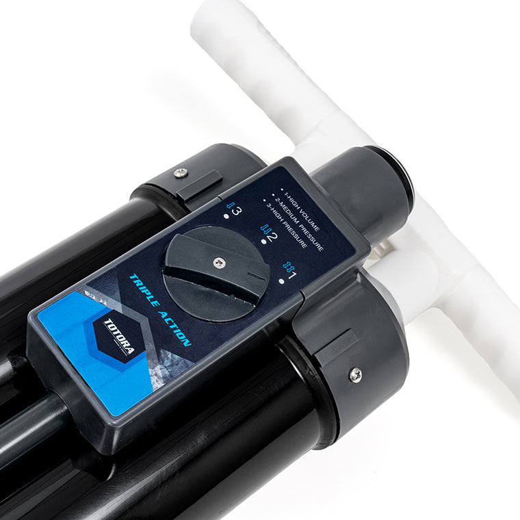 Triple Action Pump for Quick Inflation
