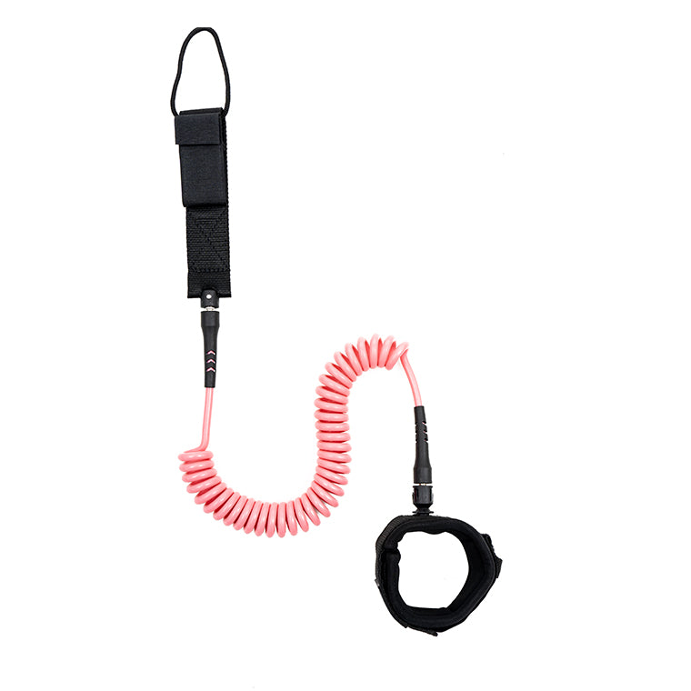 COOLCAA 10' Paddle Board Coiled Ankle Strap Pink