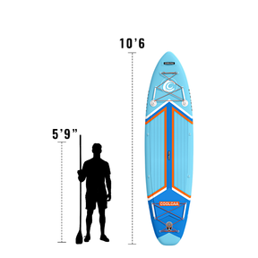 10’6 Challenger Inflatable Paddle Board Package