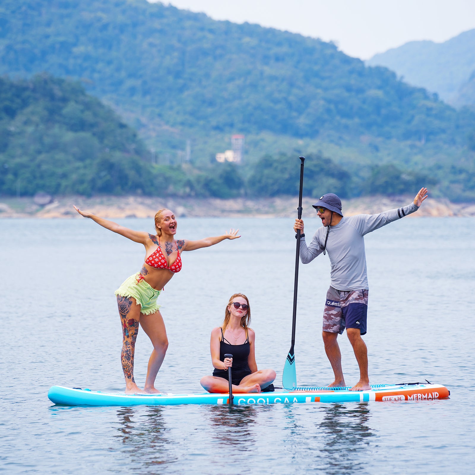 11’6 Ocean Blaze Inflatable Paddle Board Package
