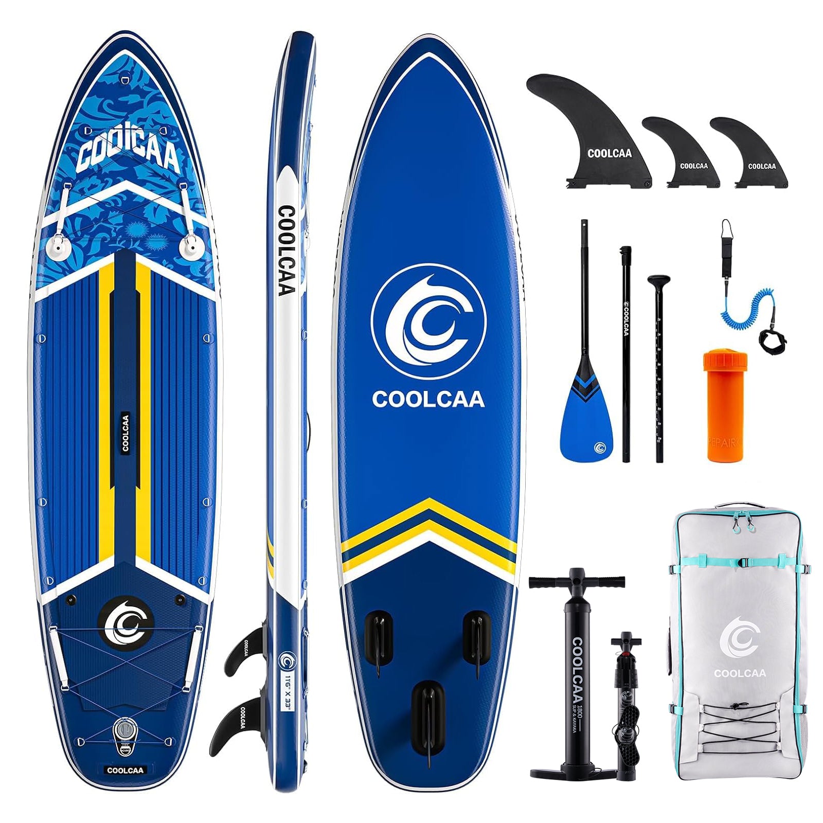 10’6/11’6 Explorer Inflatable Paddle Board Package
