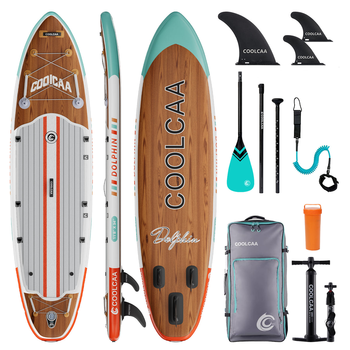 11’8 Timber Skiff Inflatable Paddle Board Package(2026 New Styles) Shipping at the end of March