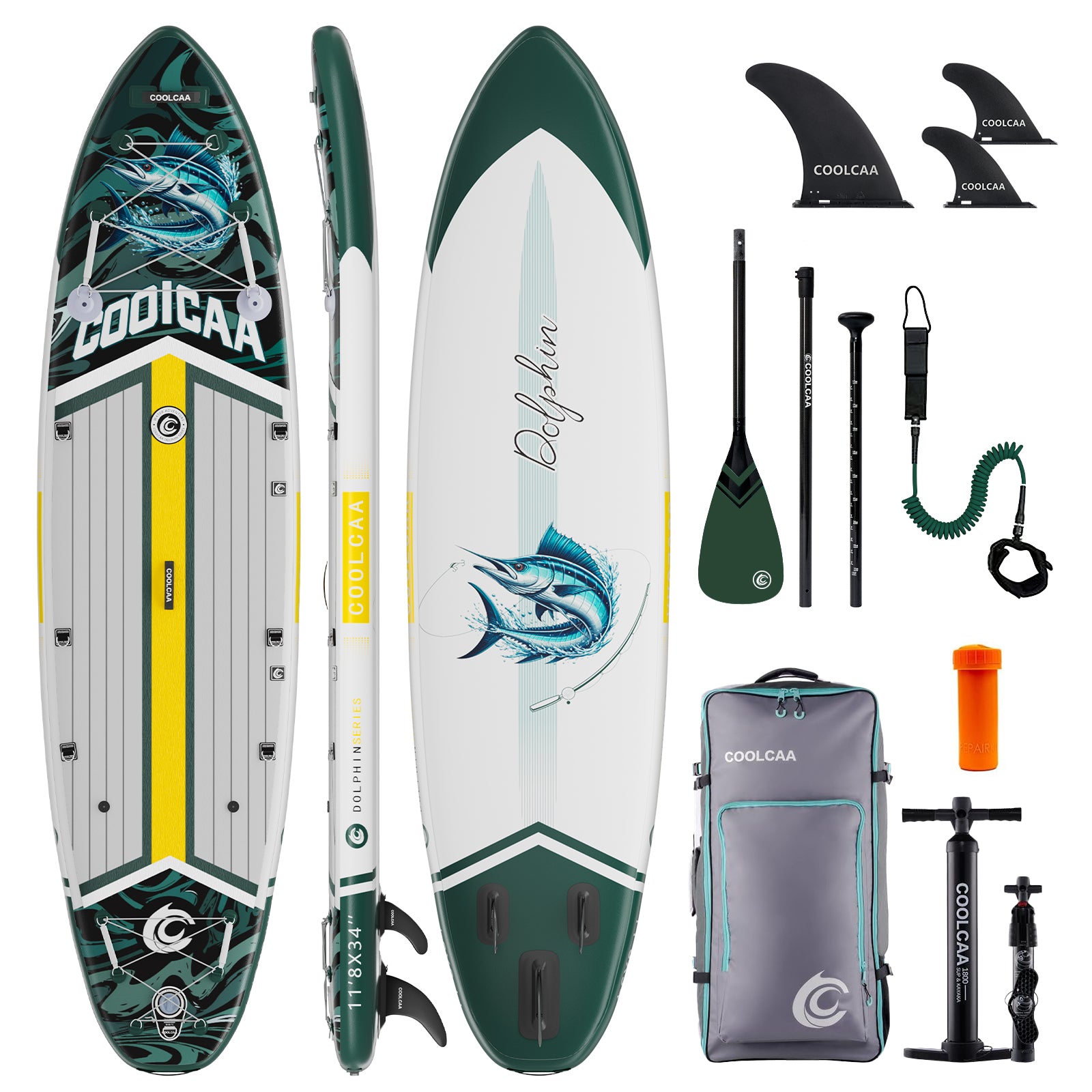 11’8 Sailfish Blade Inflatable Paddle Board Package(2026 New Styles) Shipping at the end of March