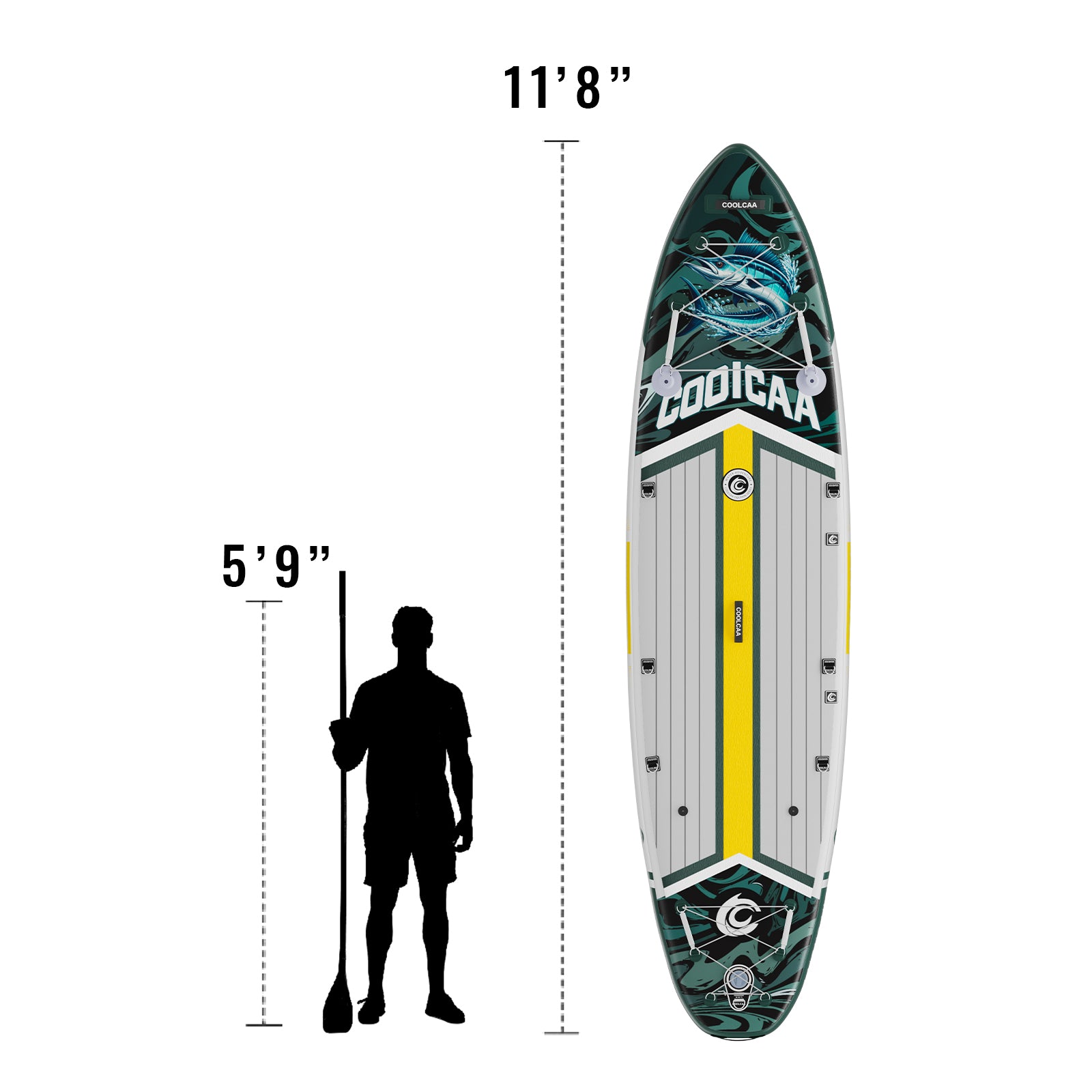 11’8 Sailfish Blade Inflatable Paddle Board Package(2026 New Styles) Shipping at the end of March