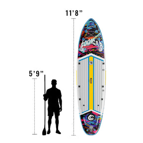 11’8 Cosmic Splash Inflatable Paddle Board Package(2026 New Styles) Shipping at the end of March