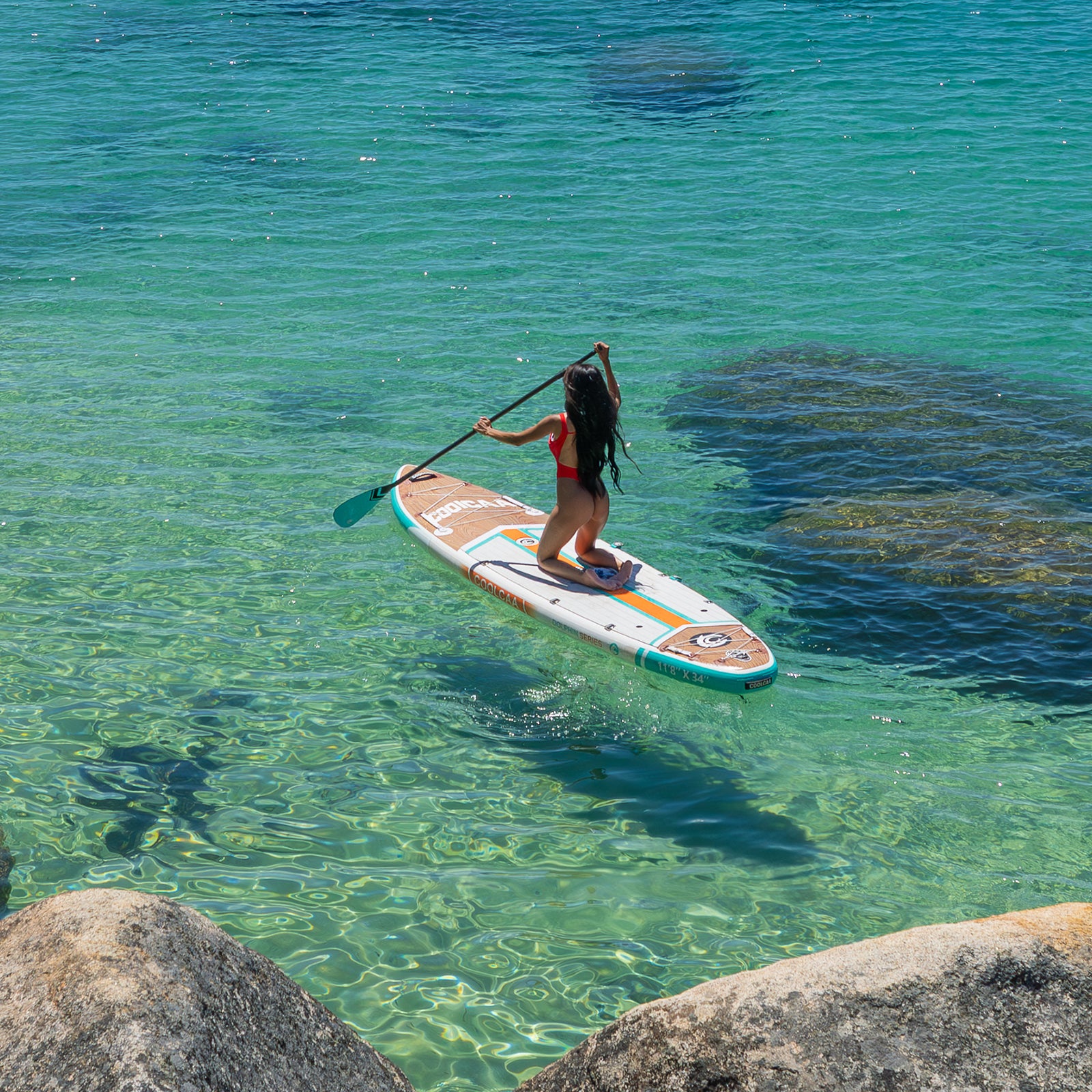 11'8" Maple Marlin Inflatable Paddle Board Package with Carbon Fiber Paddle