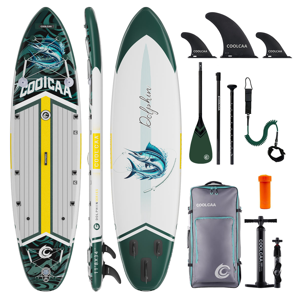 11'8” Sailfish Blade Inflatable SUP Board Multi-Rider Paddle Board