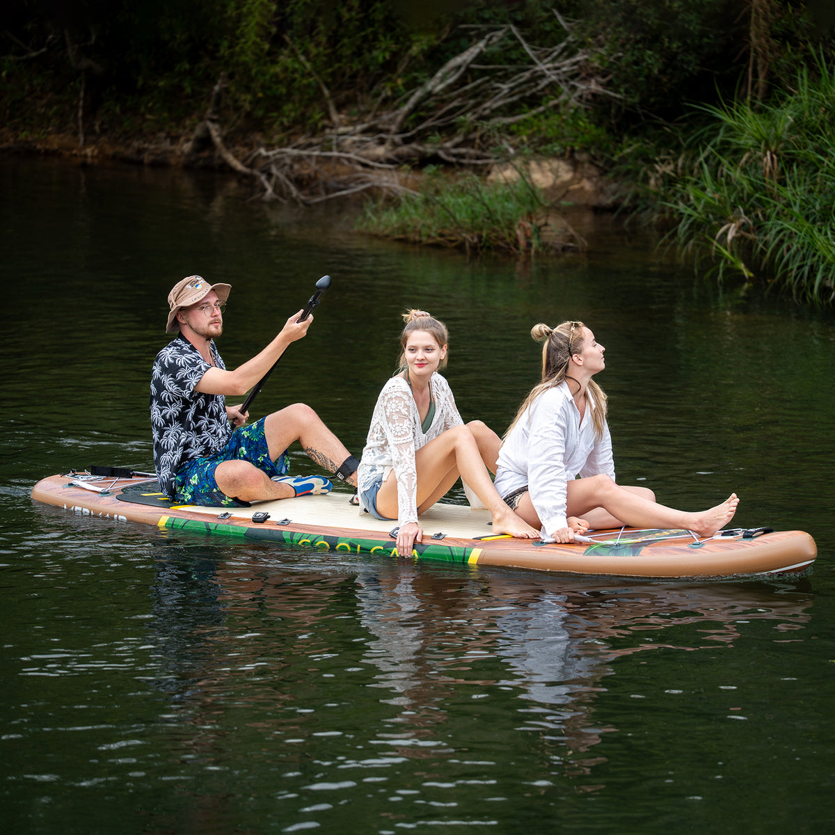11'6 Jungle Echo Inflatable Paddle Board Package(2026 New Styles) Shipping at the end of March