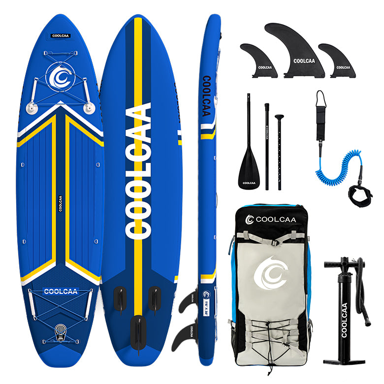 olcaa 11’6 Navigator Inflatable Paddle Board Package with Fiberglass Paddle